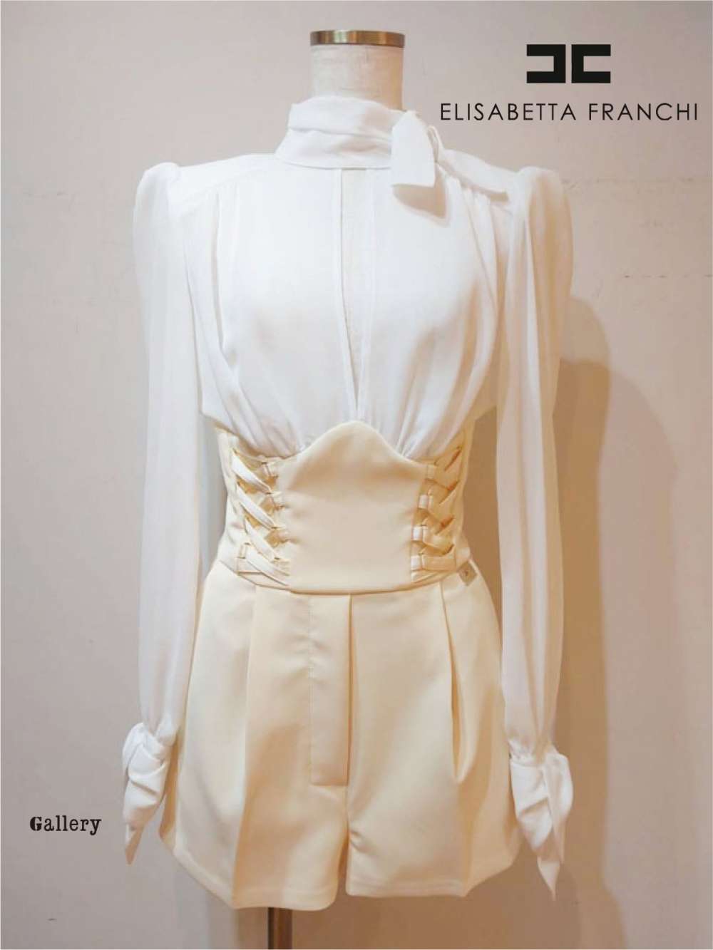 ELISABETTA FRANCHI エリザベッタフランキ クレープシャツ ◇ELISABETTA FRANCHI◇ジャンプスーツ入荷 | ギャラリー | ショップ