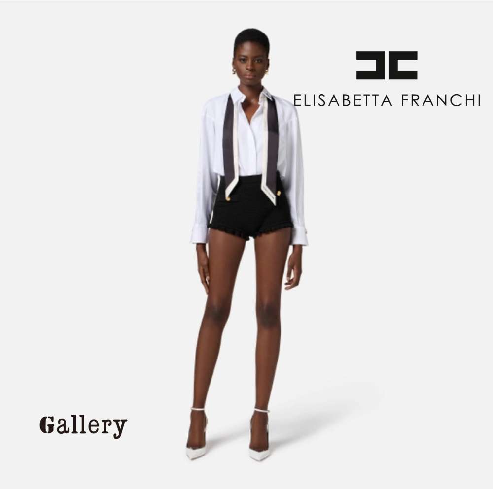 美品✨ELISABETTA FRANCHI ブラックショートパンツ 38 ◇ELISABETTA FRANCHI◇ニットショーツ入荷 | ギャラリー | ショップ