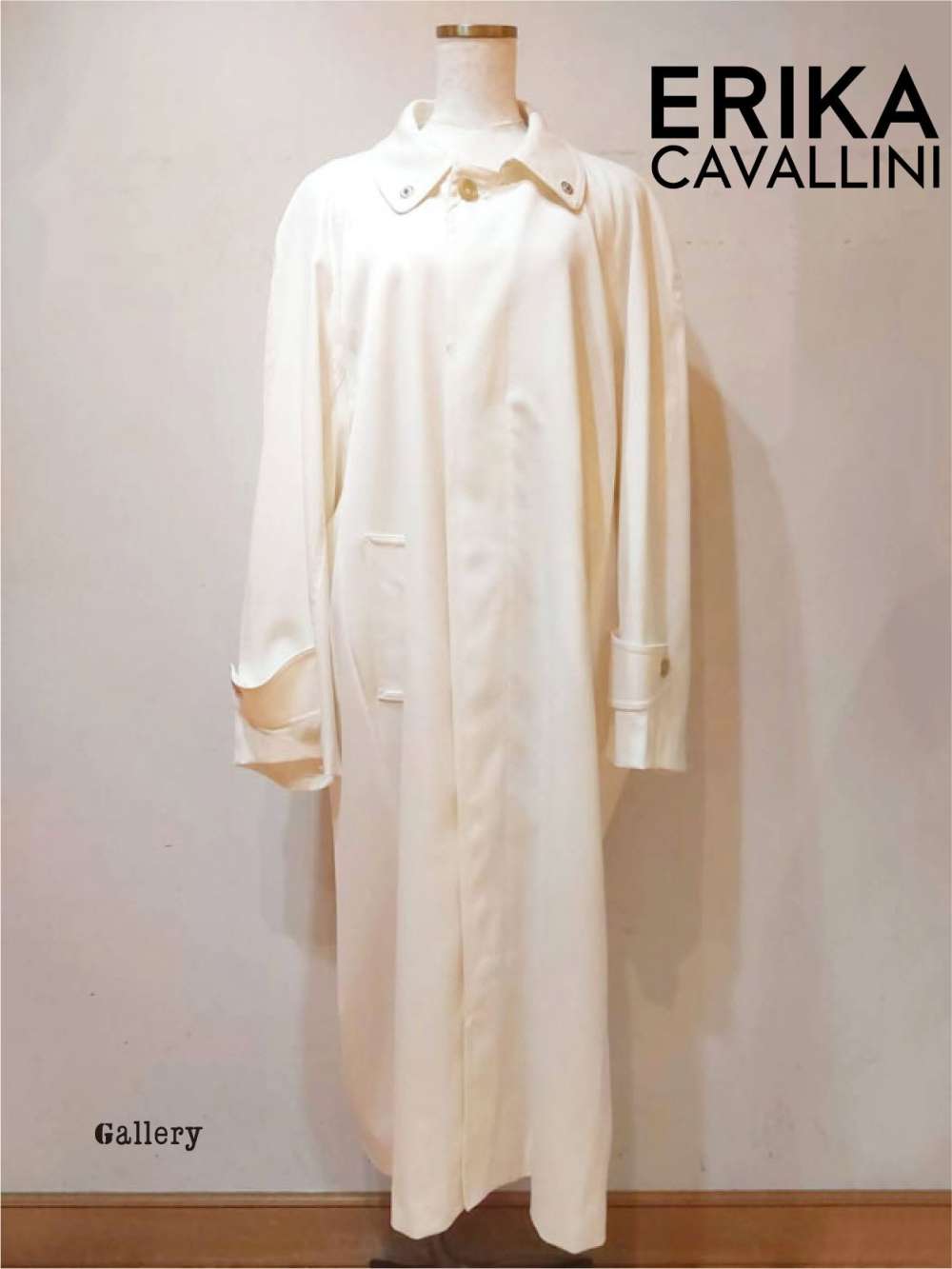 ◇ERIKA CAVALLINI◇ステンカラーコート入荷 | ギャラリー | ショップ